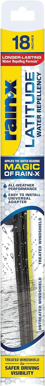Rain-X 5079275-2 Repellency Water Repellent Wiper Blades, 18" Windshield Wiper, All Weather Streak-Free for Enhanced Visibility w/Water Repellency Formula