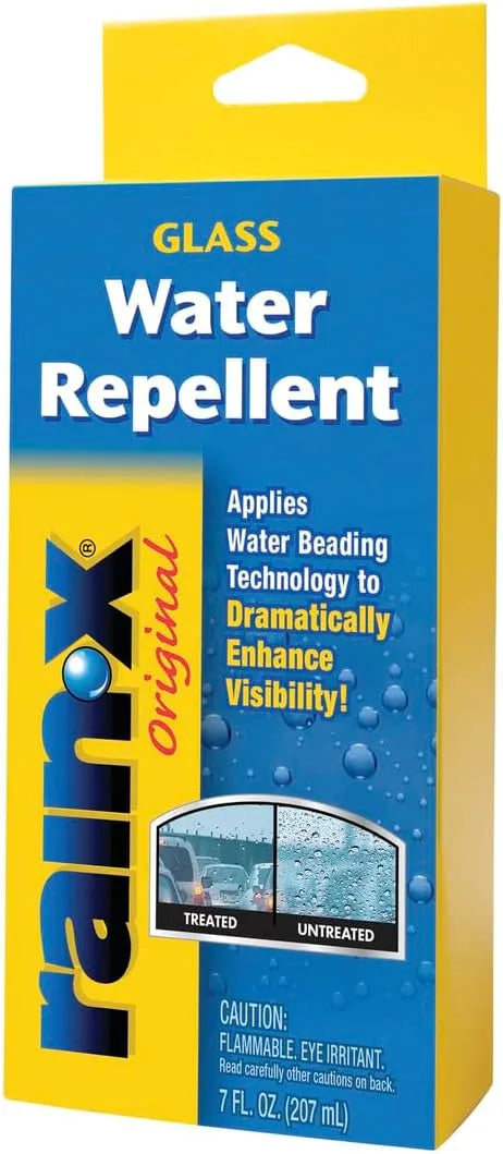 Rain-X 800002243 Glass Treatment, 7 oz. - Exterior Glass Treatment To Dramatically Improve Wet Weather Driving Visibility During All Weather Conditions (Pack of 2)