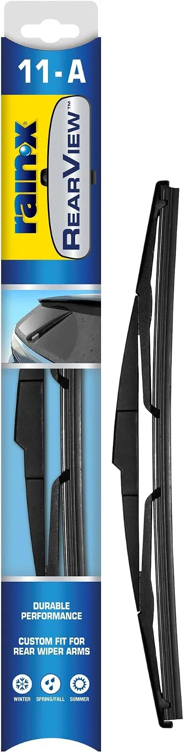 Rain-X 850030 RearView 11-A Rear Wiper Blade, 11 Inch Composite Rear Wiper Blade, Fits Rock Lock 2 (Pack Of 1), Automotive Replacement Wiper Blades That Meet Or Exceed OEM Quality And Design Standards