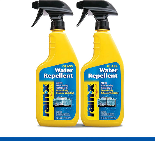 Rain-X 630529 Glass Treatment Trigger, 16 fl oz - Exterior Glass Treatment to Drastically Improve Wet Weather Driving Visibility During All Weather Conditions (Pack of 2)